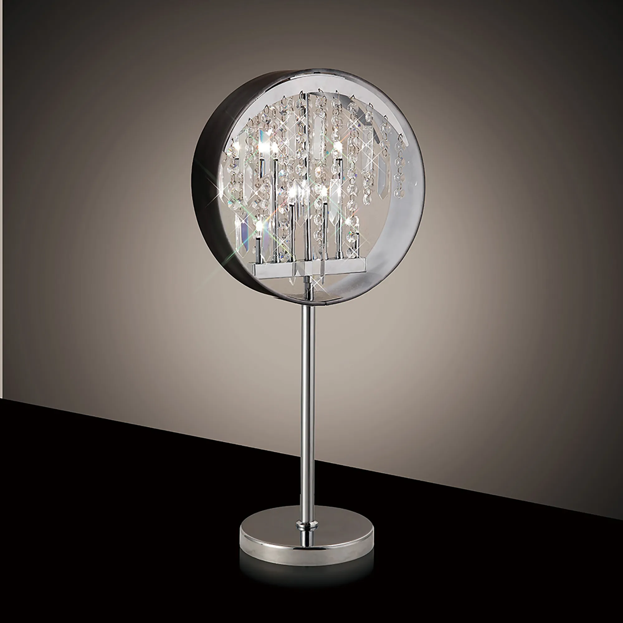 Geo Crystal Table Lamps Diyas Designer Table Lamps